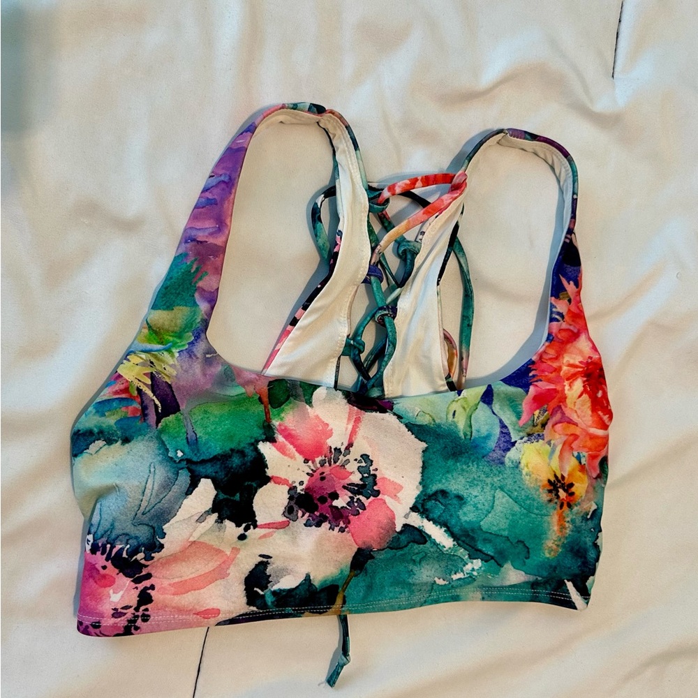Floral Multicolor born primitive bikini top